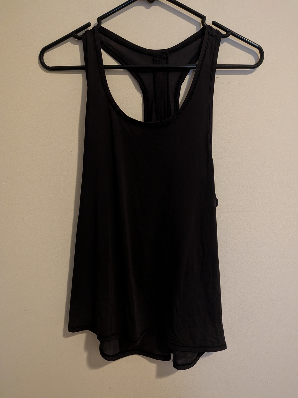 lululemon athletica Black Racerback Layering Tank